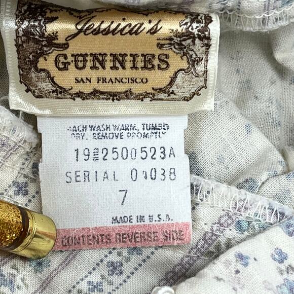 Jessica's Gunnies Vintage Dainty Floral Lace Ruffle Cottagecore Fairy Maxi Skirt - Picture 9 of 12